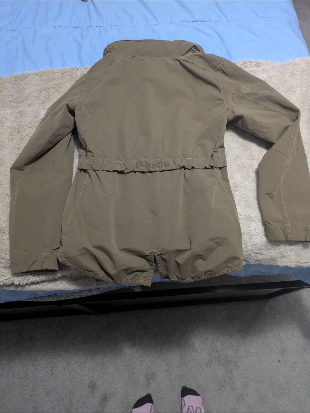 Bench Olive Green Drawstring Hooded Jacket - Picture 5 of 6